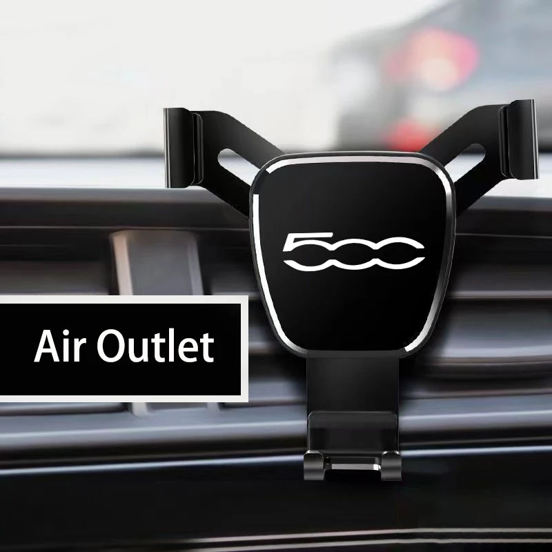 

Gravity Sensor 360° Rotatable Car Phone Holder Air Outlet Auto Mount Support For Fiat 500 500x 500l 500c Panda Uno Tipo Doblo