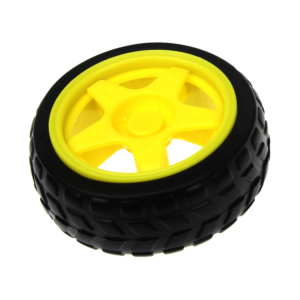 1/2/4/6 шт. TT Мотор умный автомобиль робот колесо применимо к Arduino Diy комплект колеса