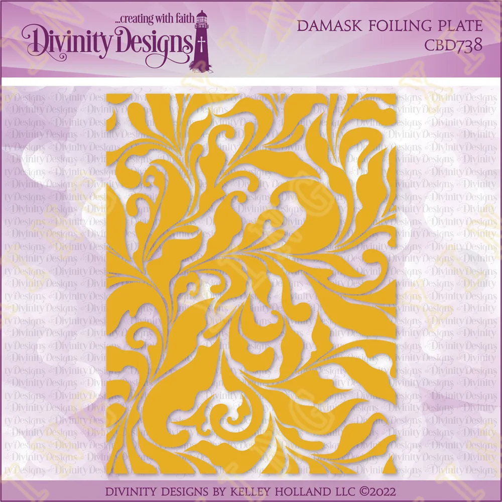 

Damask Foiling Plate 2022 New Arrival Diy Metal Cutting Hot Foil Diary Scrapbooking Easter Craft Engraving Making Stencil