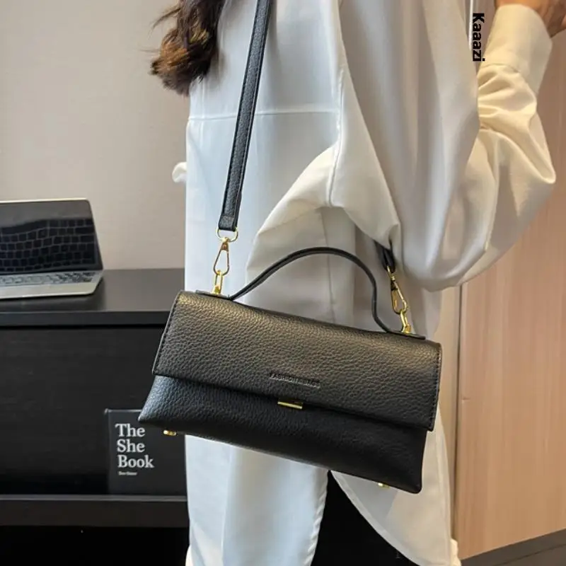 

Leather Versatile Solid Color Wallet And Handbag High Fashion Casual Crossbody Bag Luxury Designer Shoulder Bag 2023 New Simple