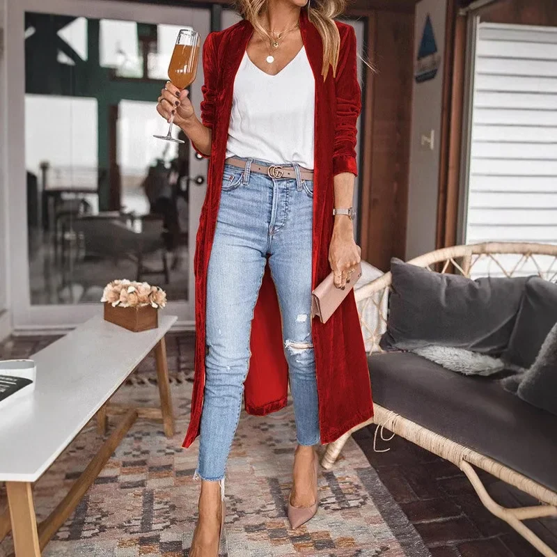 Модная женская куртка свободного кроя осень-зима 2023 уличный стиль европейская и