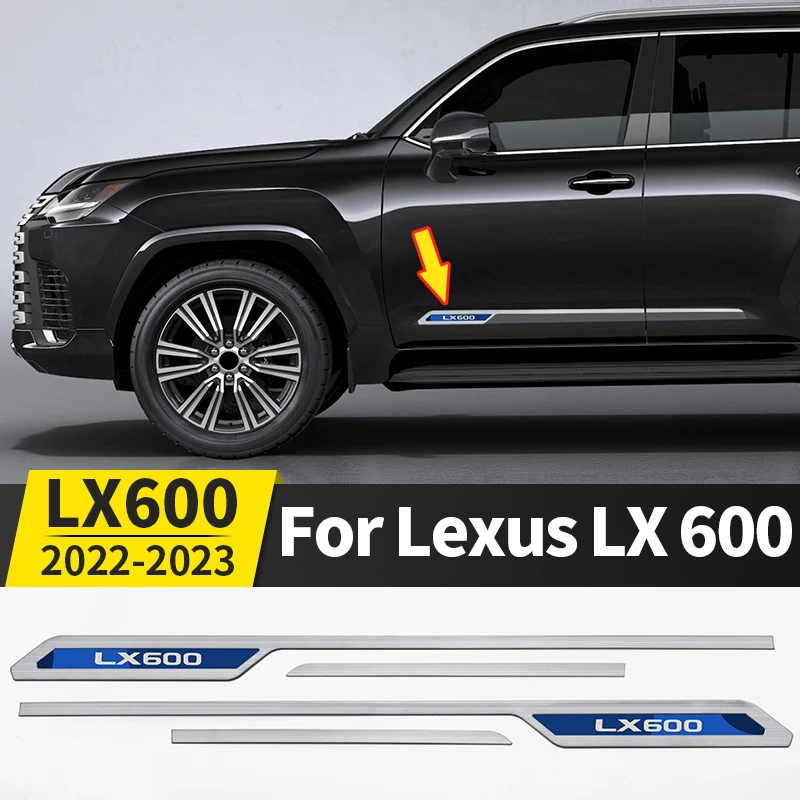 

Для 2022 2023 Lexus Lx600 дверь и линия талии комплект хромированная декоративная паста LX 600 внешние модернизированные аксессуары Модифицированный корпус