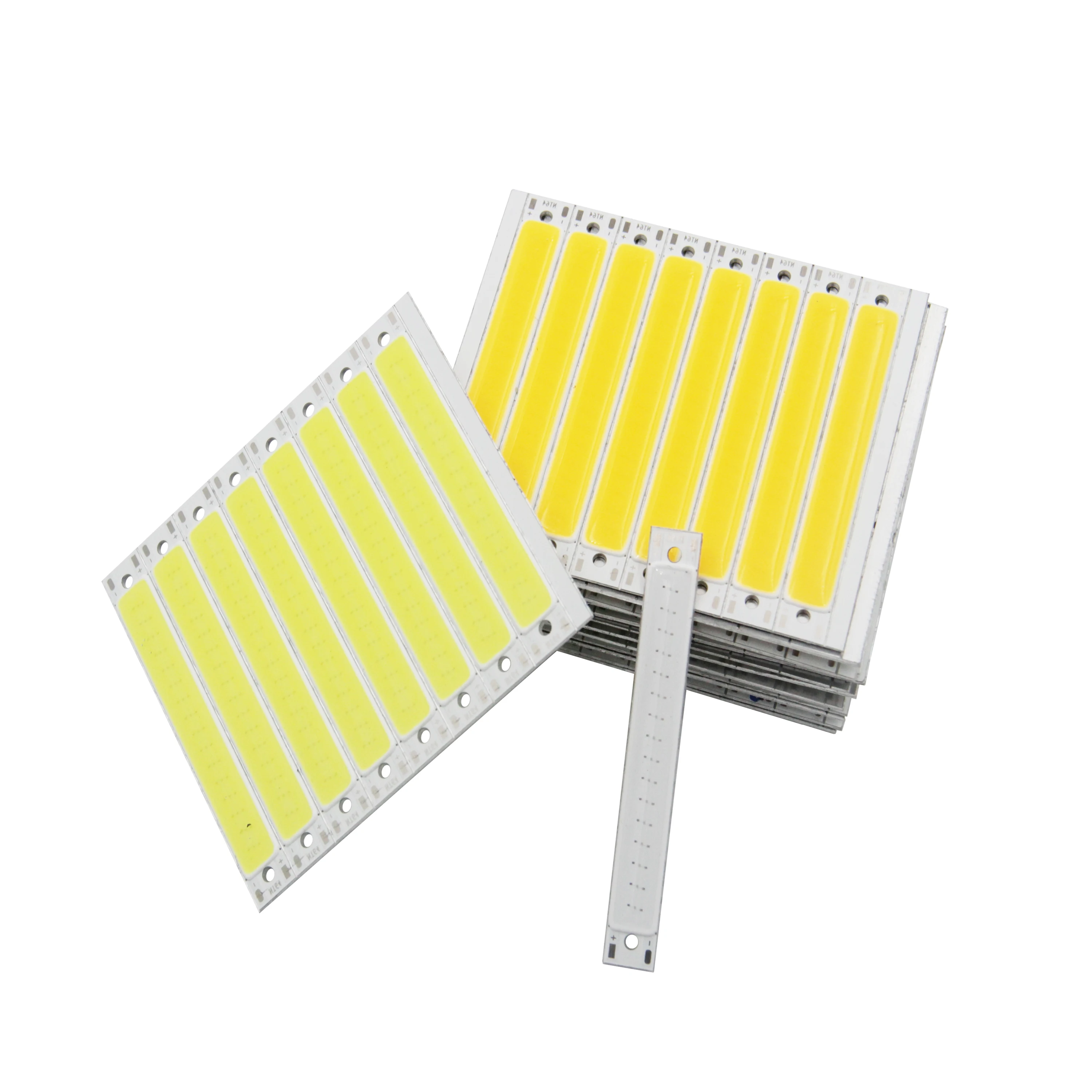 10 шт./партия 2 в 3 LED COB 60x8 мм чип на борту теплая холодная белая синяя красная лампа 1