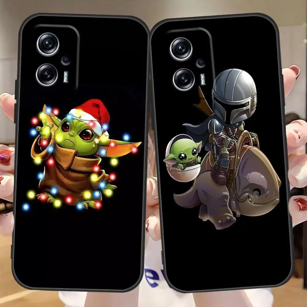 

Marvel Heros Cartoon Cute Baby Yoda Case For Redmi Note 12 11 11R 11SE 11S 11T 11E 10 10S 9 9T 9S 8 8T Pro Plus 4G 5G Cover Capa