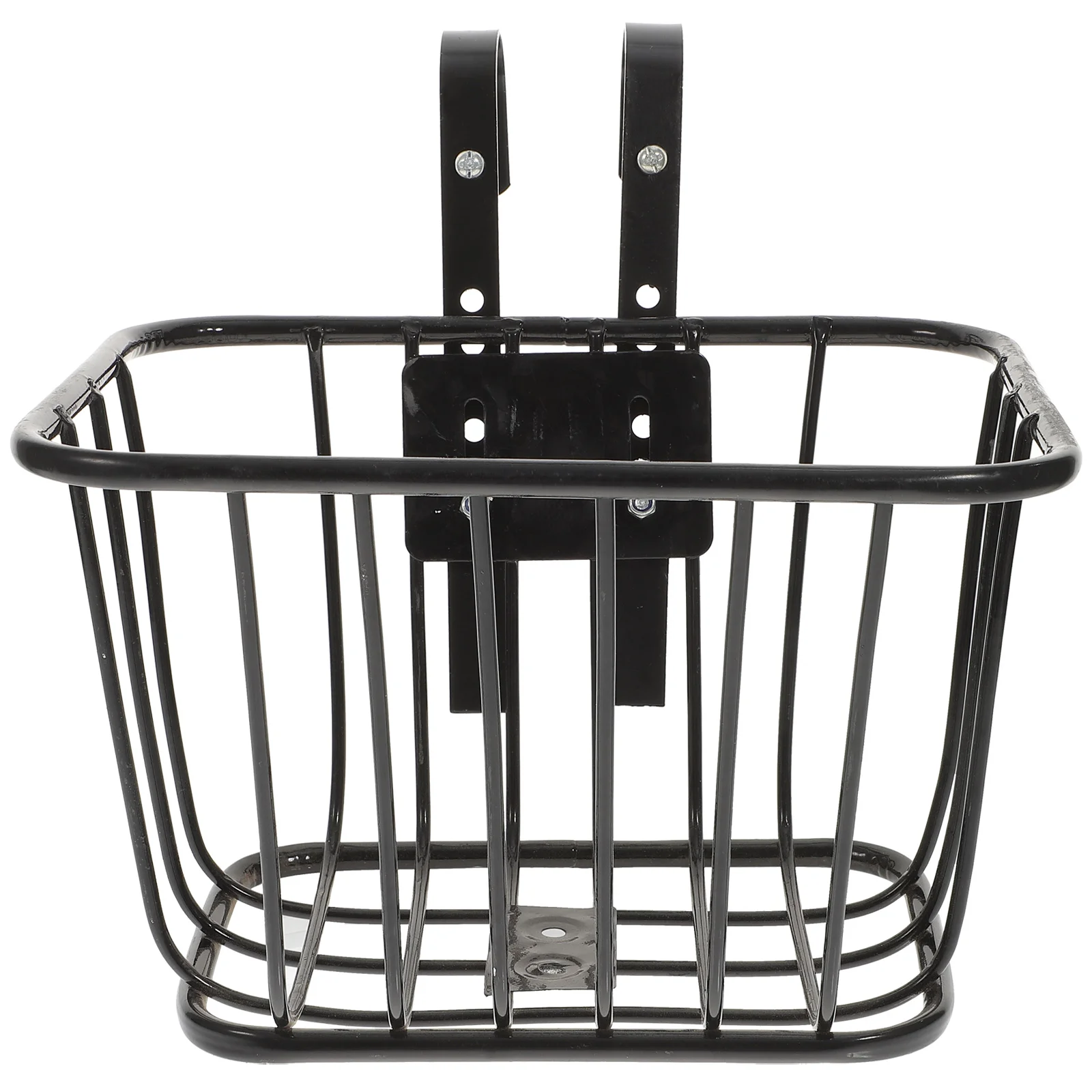 

Basket Bike Front Cycling Riding Handlebar Rear Storage Cargo Replacement Steel Bicyclel Buckles Rectangular Wire Children Mesh