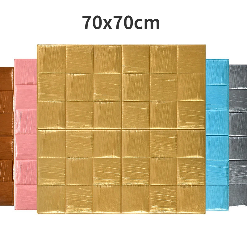 

10 шт., настенные клейкие 3D-обои с имитацией кирпича