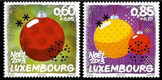 

Почтовая печать в Люксембурге, 2013, Рождественская печать, коллекция штампов, высокое качество, настоящий оригинал, коллекция хорошего состо...