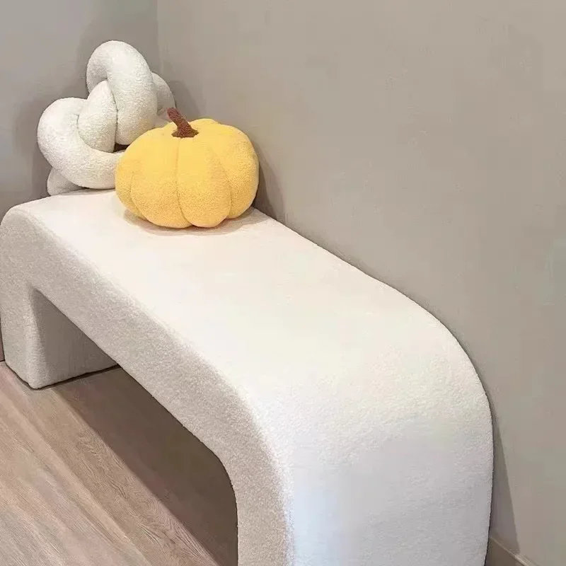 Гламурная бархатная скамейка для обуви элегантная роскошная удобная гостиной