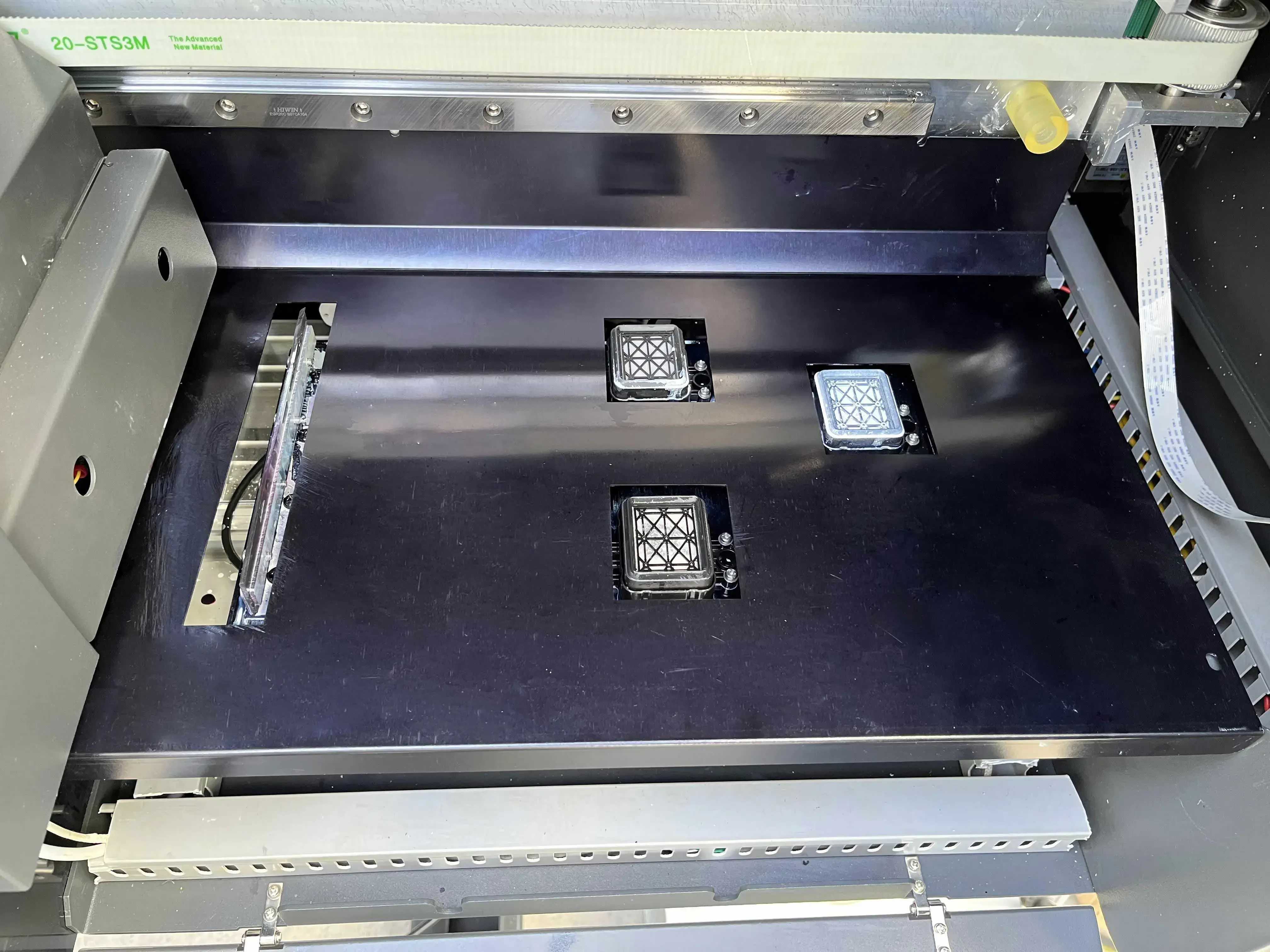 3 печатающих головки 24 дюйма 2 в 1 машина для печати этикеток из золотой фольги