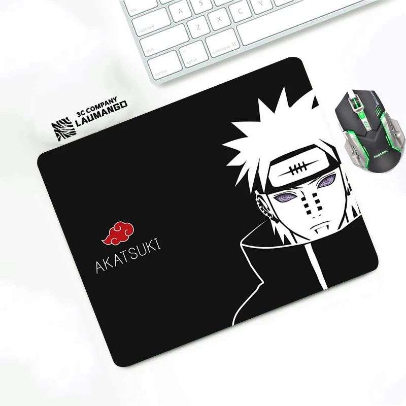 

Small Computer Mouse Pad Gamer Kawaii Accessories Desk Kakashi Gaara Sasuke N-Narutos Keyboard Mat Anime Gaming Pc Mousepad Hot