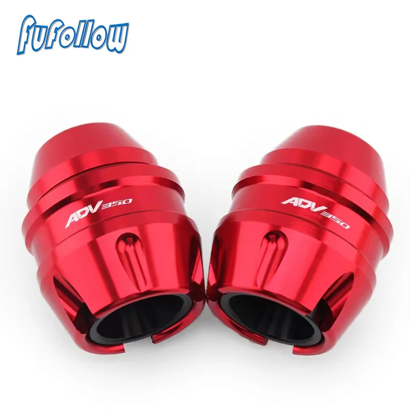 

Logo ADV350 Motorcycle Front Fork Muffler Falling Protector Frame Exhaust Slider Guard For Honda adv350 ADV 350 2021 2022 2023