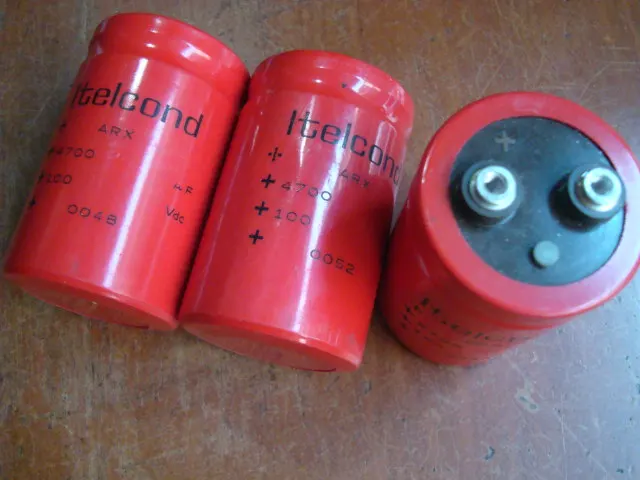 Красный электролитический конденсатор для фильтра халат 100 в 4700 мкФ Цена 1 шт. |