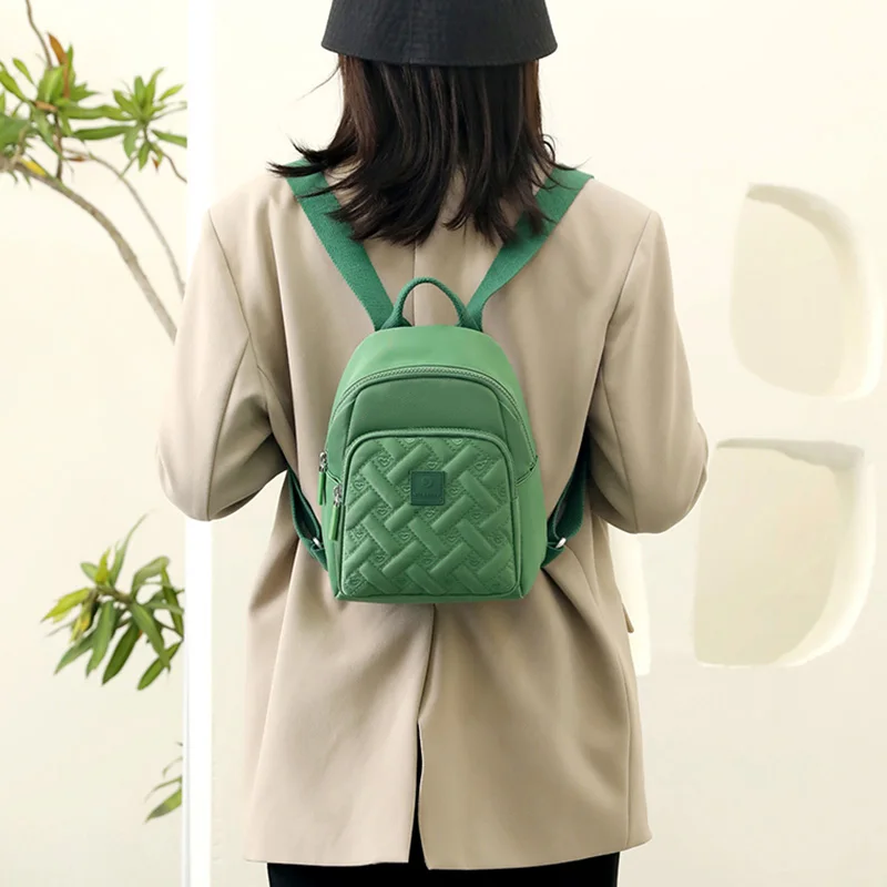 

Waterproof Mini Women's Backpack 2022 New Fashion Nylon Small Backpack High Quality Leisure Small Bag Designed For Young Girls