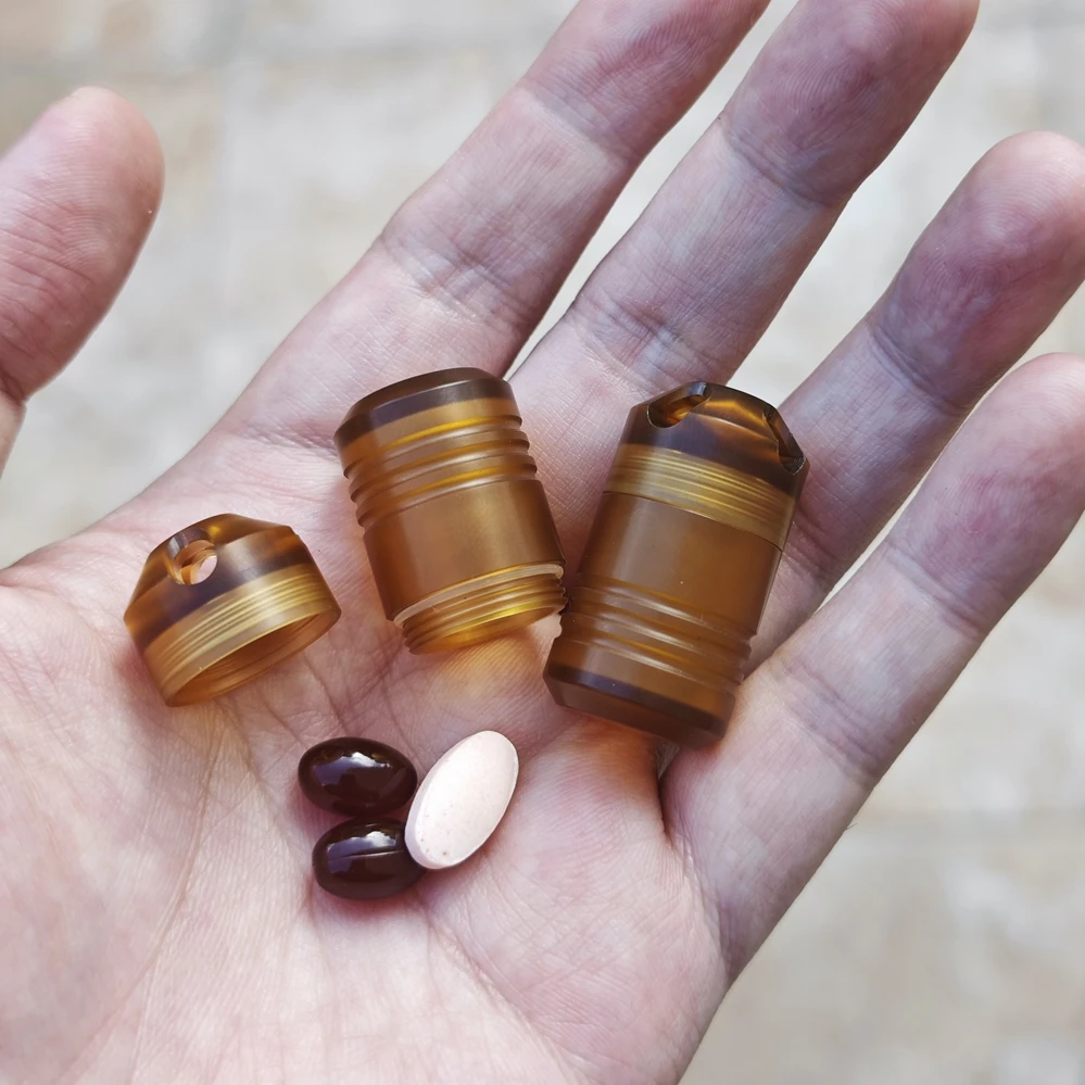 EDC Ultem импортный PEI портативный герметичный водонепроницаемый контейнер-капсула