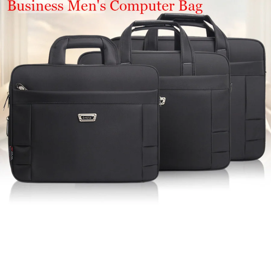 Business Bags Waterproof Classic Men's Shoulder Work Handbag Men Briefcase Laptop Bag Bolsa Women High Quality Oxford Handbags