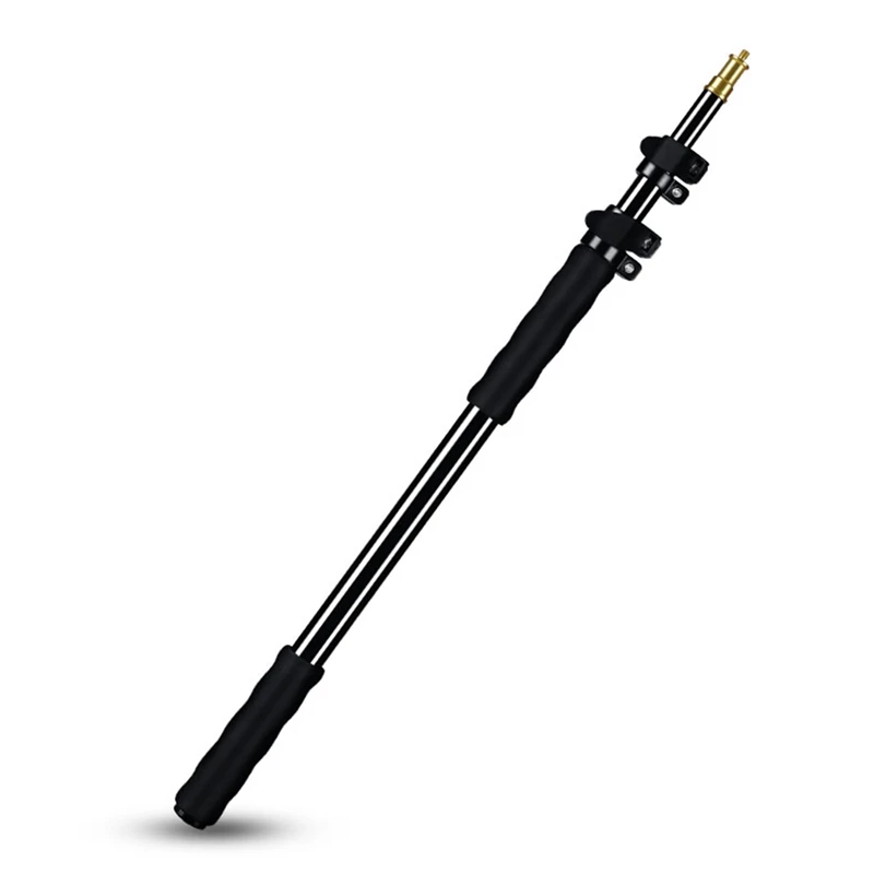 

25.5Inch-62Inch / 62-157Cm Extension Support Rod Photography Flash Speedlite Stick Rod Photo Studio Microphone Boom Pole