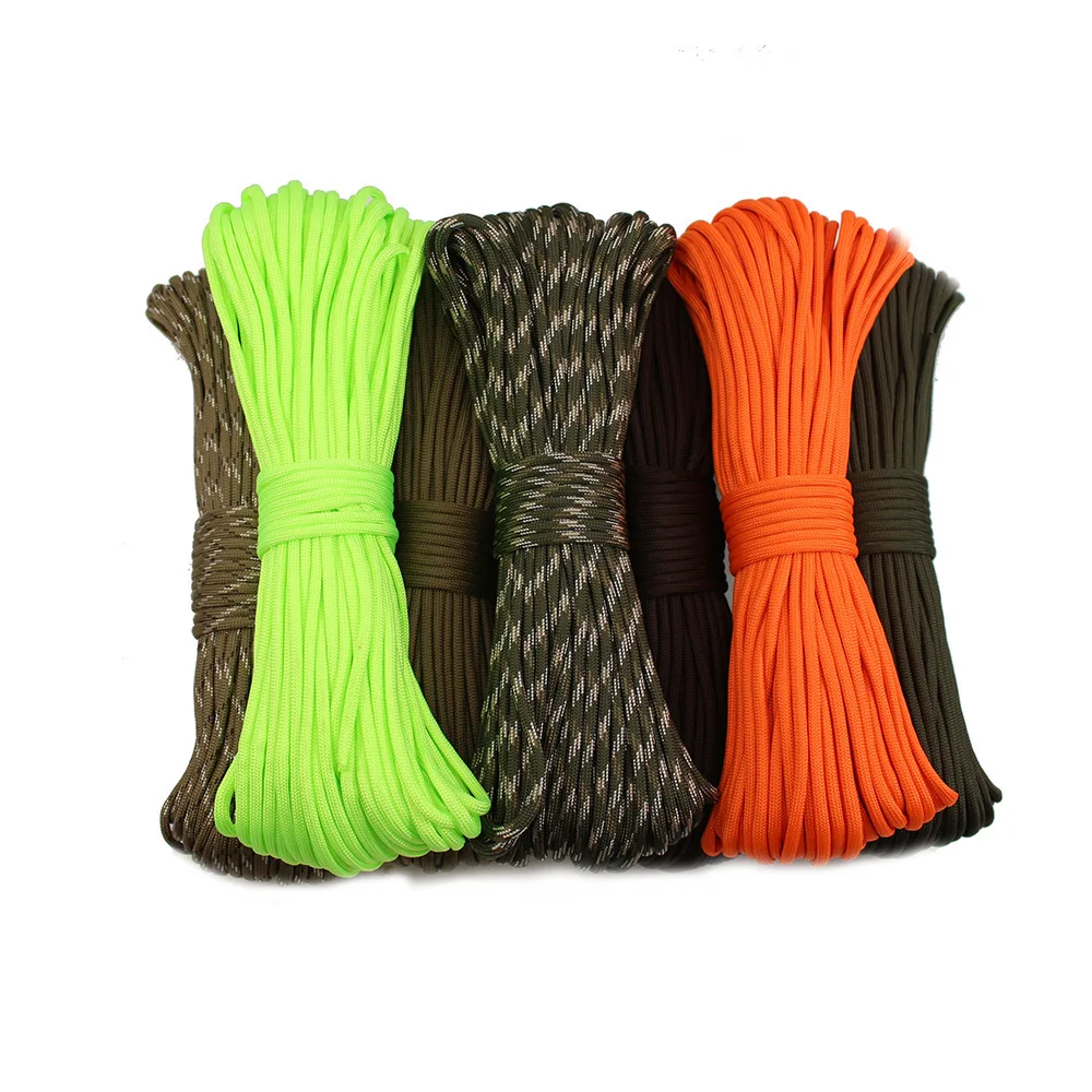 

31m 100 ft 10 Core 550 Paracord 4mm Survival Paracord DIY Bracelet Outdoor Fishing Tent Climbing Rope for Camping Accessories