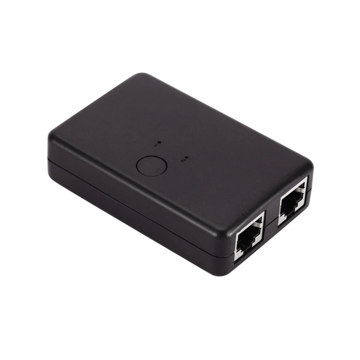 

2 Port Network Switch RJ45 Switch Network Splitter Cable Extender 100Mbps Selector Power Free 2 Way Adapter Connector