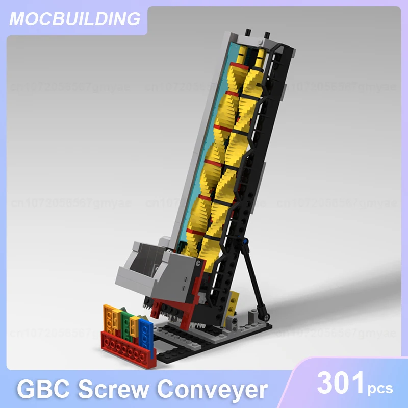 

GBC Screw Conveyer Model MOC Building Blocks DIY Assemble Bricks Educational Creative Children Toys Kids Xmas Gifts 301PCS