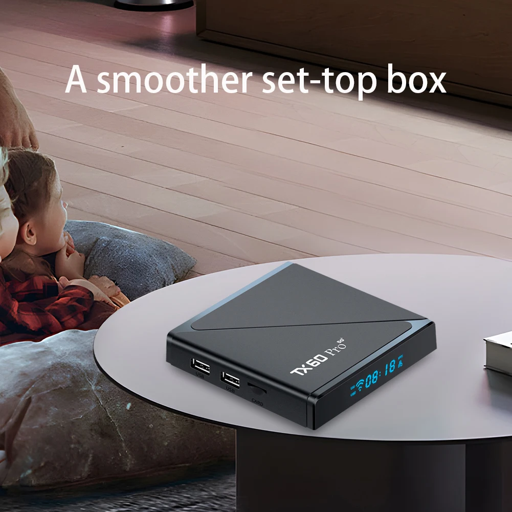 Фото Android 16, Smart TV Box, 14K, 2,4G/5G, двойной Wi-Fi медиаплеер с дистанционным управлением, телеприставка, Android Box №3