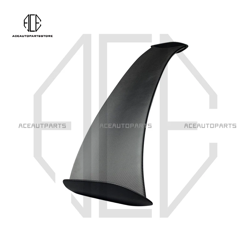 Задний спойлер из сухого углеродного волокна в стиле V карбоновое крыло