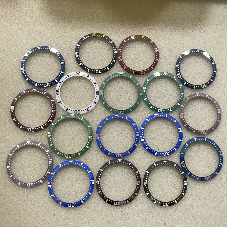 

Watch Accessories Watch Bezel 38MM Ceramic Inset Digital Beveled Ring Mouth Suitable for The Store 40MM SUB Case