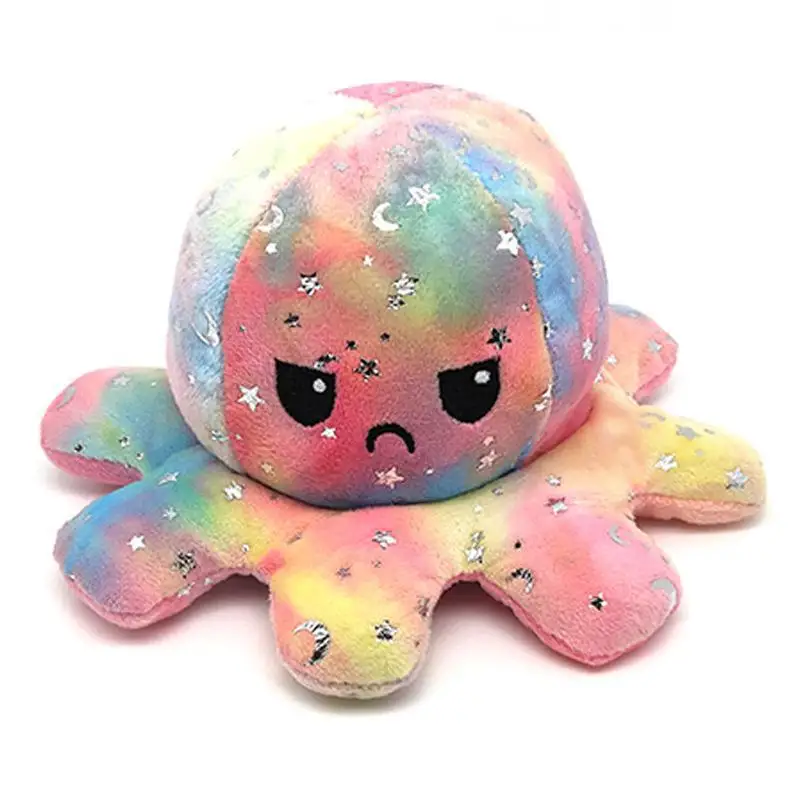 

2022 New Double Sided Flip Octopus Plush Toy, 20cm Animal Plush Doll, Children's Birthday Gift