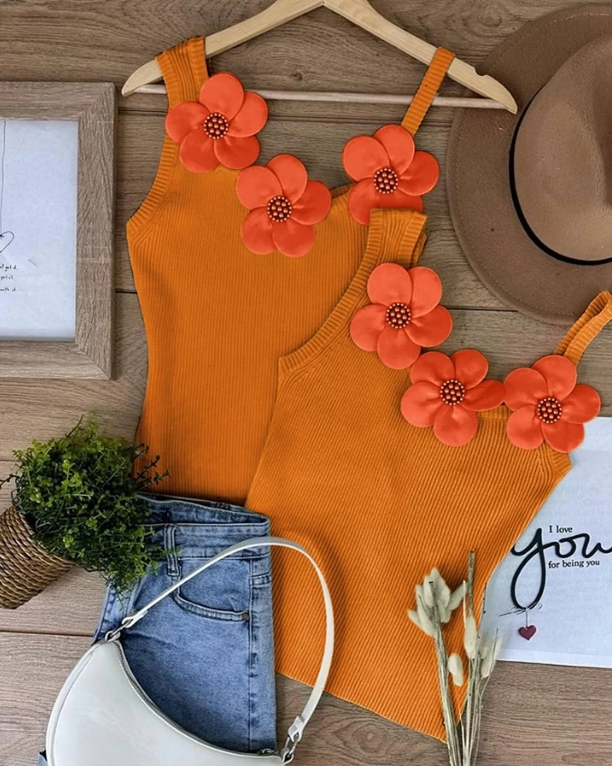 Украшение из бисера с цветочным узором модный и элегантный однотонный вязаный