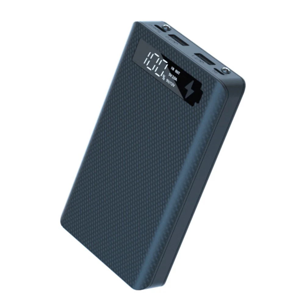 Фото ZDH 6X18650 Зарядное устройство Чехол Power Bank 18650 Зарядное устройство для зарядки мобильного телефона, стандартная зарядка, черный №3