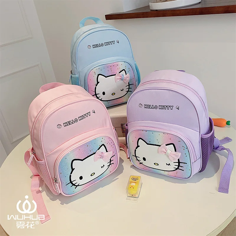 

sanrioed hellokitty cute backpack women cartoon travel bag students bookbag kawaii lady Large capacity backpack anime xmas gifts