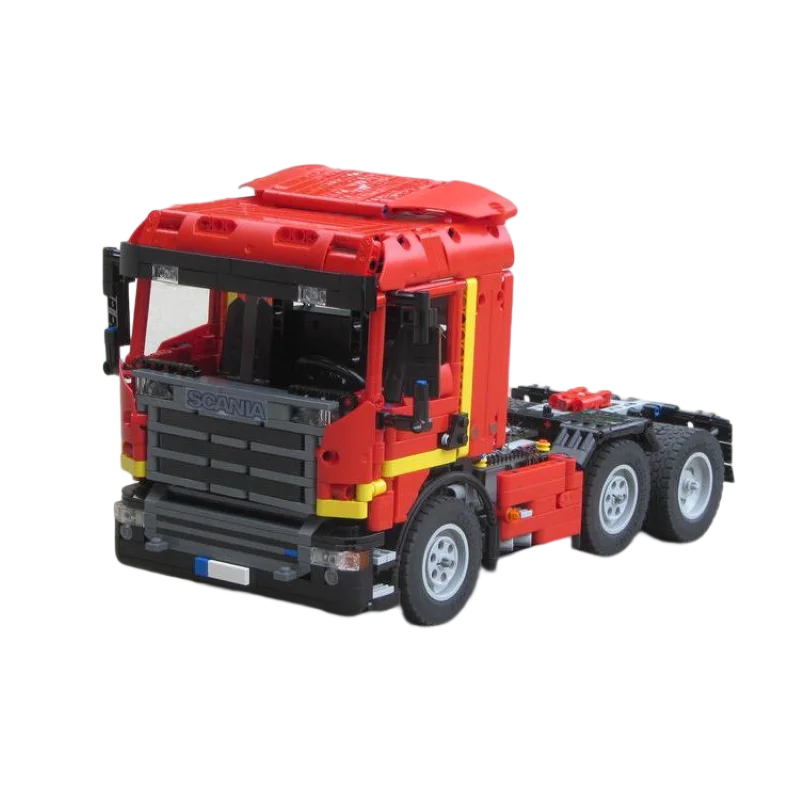

Moc-119357 Heavy Truck 6x2 Car Building Blocks Toy Middle Bridge Can Rise Steering Splintered Toy Model Send Children Gift Toys