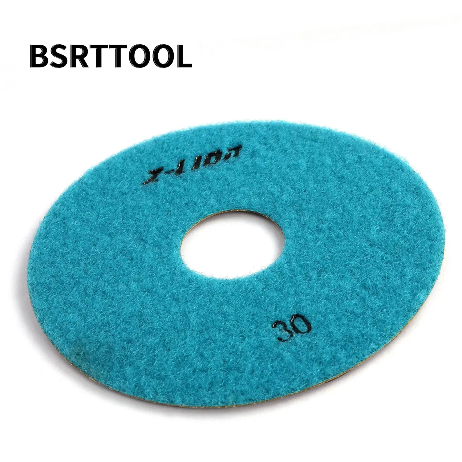 

BSRTTOOL 30# Gravel 5 Inch 125mm 2 Pieces Dry Polishing Pad Coarse Grit Grinding Pad For Strong Grinding Of Marble Stone Granite