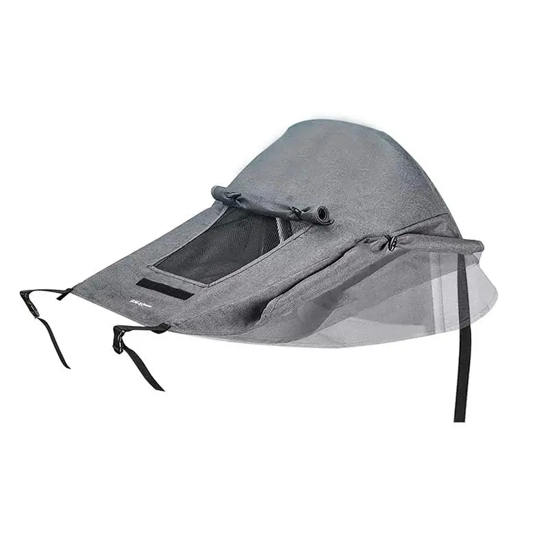 

Sun Shade For Stroller Stroller Cover Sun Protection Waterproof Blackout Blind Anti-UV Protection Pram Canopy Sunshade With Mesh