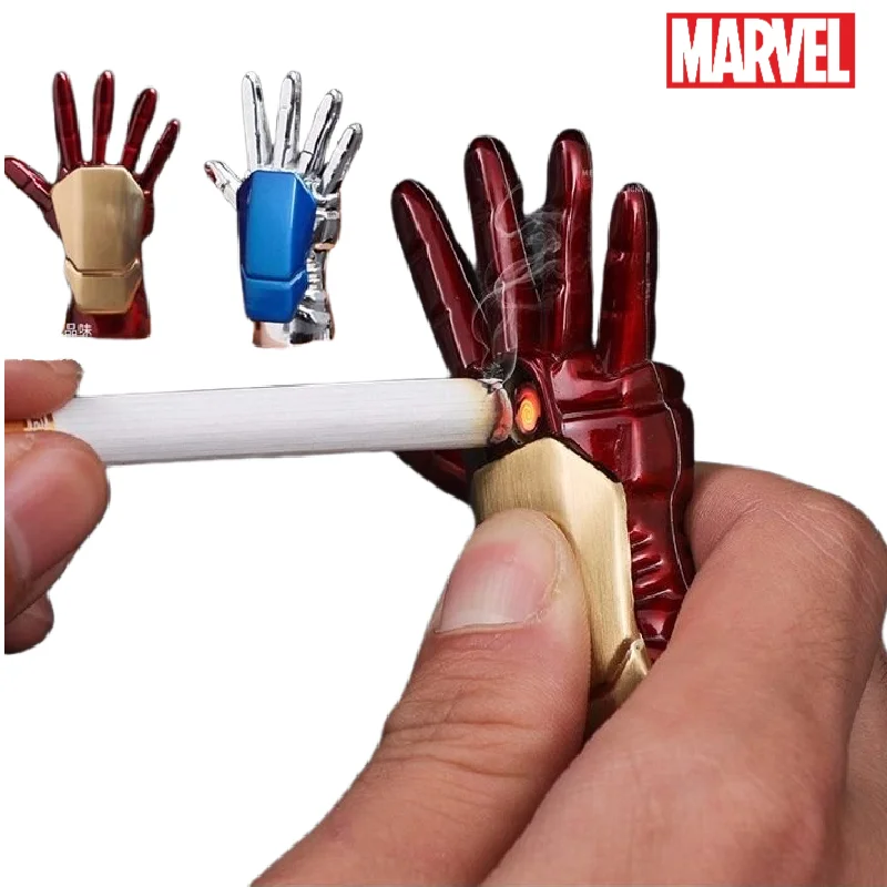 Iron Man Windproof Cigarette Lighter Gift Box
