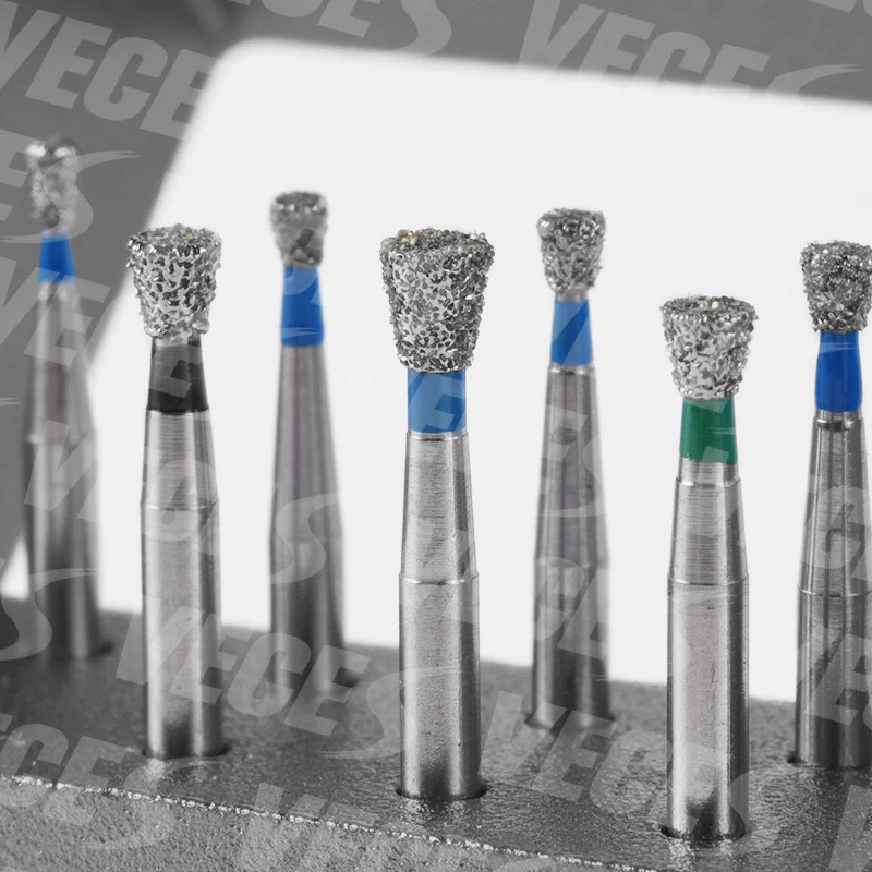 Набор стоматологических алмазных бортиков серии SI для высокоскоростных сверл