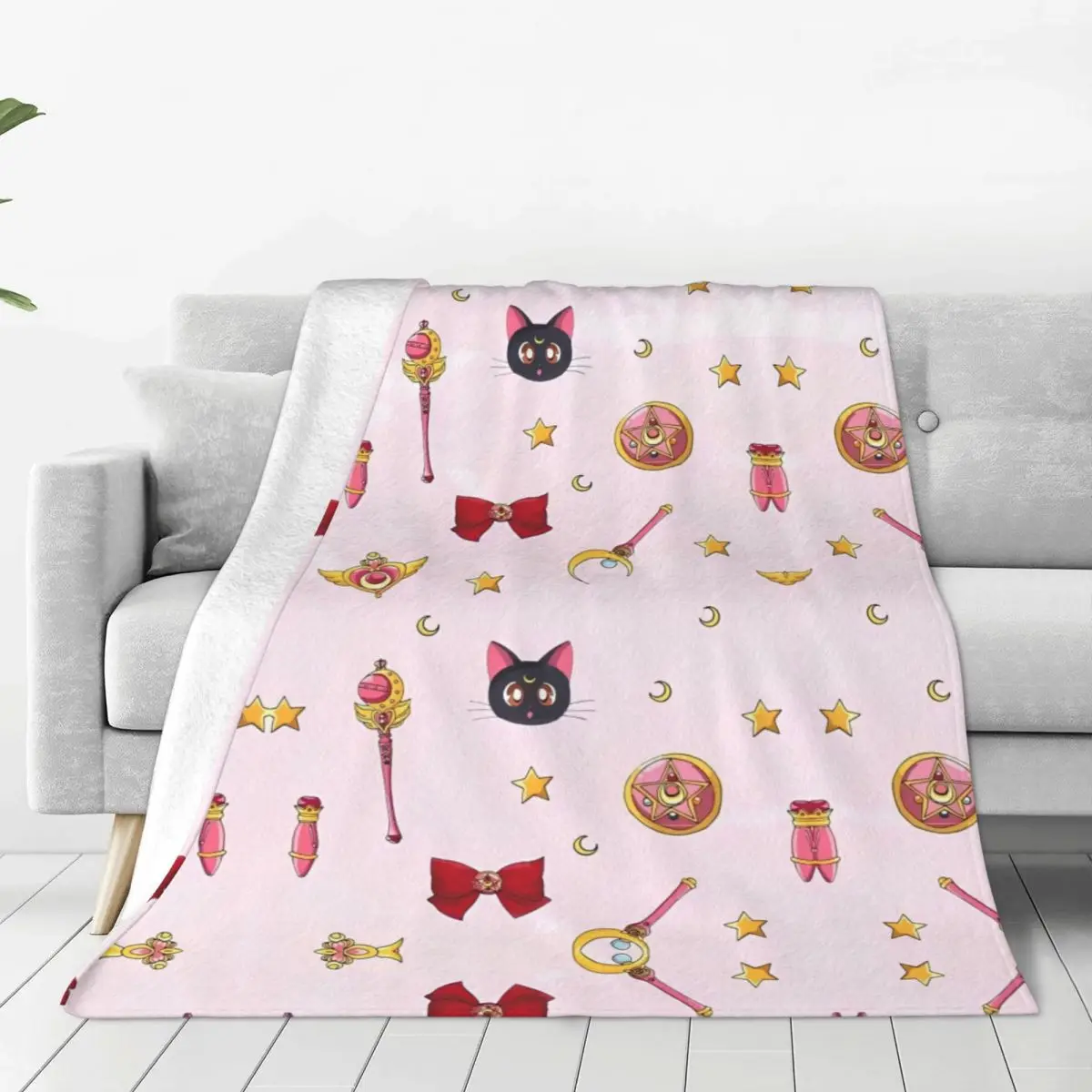 Пушистое одеяло MINISO S-Sailor M-Moon