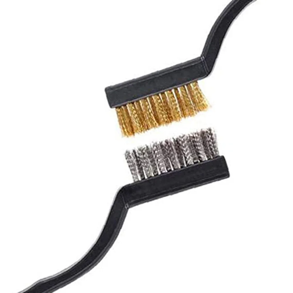 

12PCS Mini Remove Rust Brush Paint Rust Remover For Industrial Devices Surface/Inner Polishing Cleaning Brush Home Kits