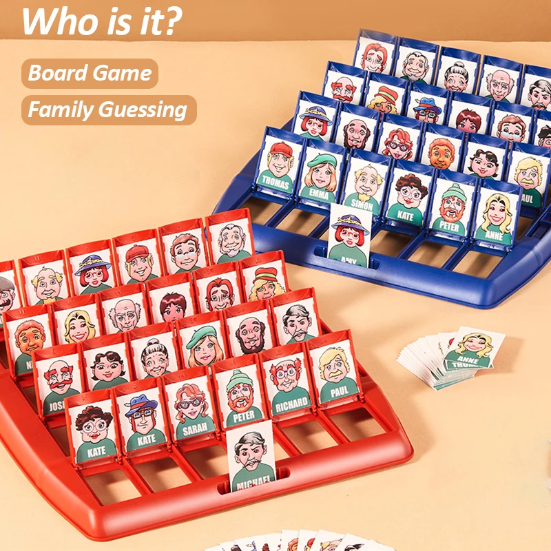 

Классические настольные игры Who Am I, интерактивные игры для родителей и детей для вечеринок, семейная память, игра для угадывания, детская антистрессовая головоломка, игрушка, подарки