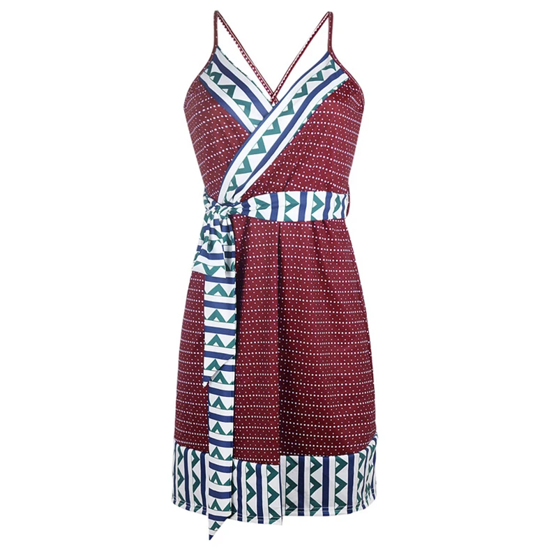 Летнее платье с V-образным вырезом на бретельках платья для беременных без