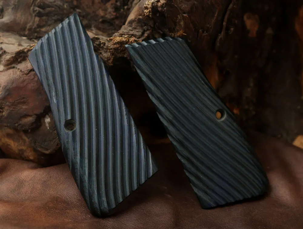 

Ksd Browning HP Model Compatible Micarta Black Acrylic Grip for Replacement