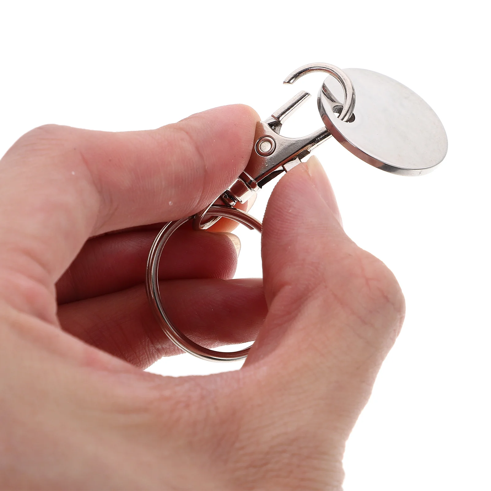 4 шт. держатель для жетонов тележки брелок подвеска портативная тележка из