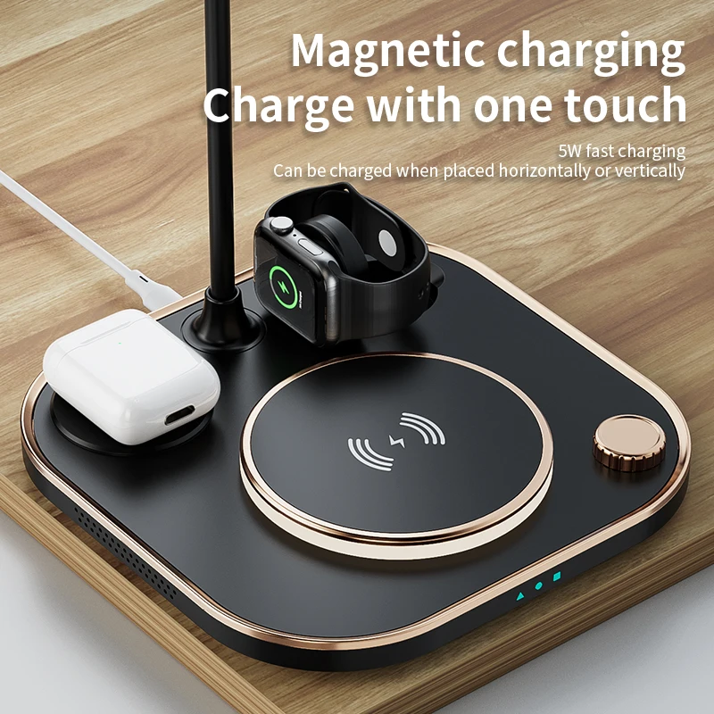 4in1 fast wireless charging dock for iphone 13 12 11 pro max airpods pro 3 2 iwatch 7 6 fast charger station for huawei p40 p30 free global shipping