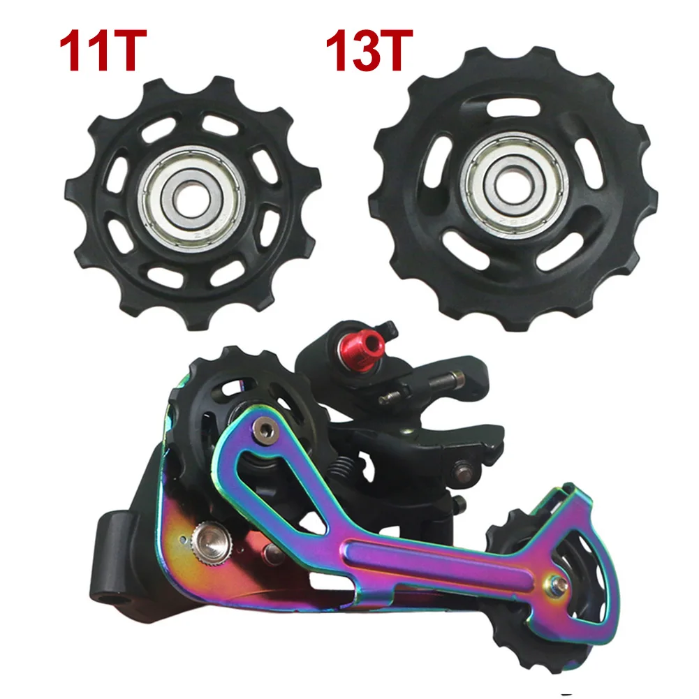 

11T 12T 13T 14T Bearing MTB Bicycle Rear Guide Wheel Road Bike Jockey Rear Derailleur Pulley Roller for Shimano Sram Repair Kit