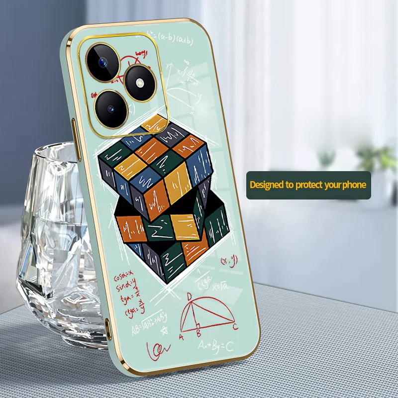 Оригинальный защитный чехол для OPPO Realme C53 C55 C33 V30 V25 C30 C30S GT Neo5SE Neo5 Neo3 Explorer Master