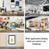 3-6pcs HD Clear Magnetic Picture Frame Paper Info Display Wall Poster Door Sign Holder Self-Adhesive Magnetic Photo Album Fridge 5
