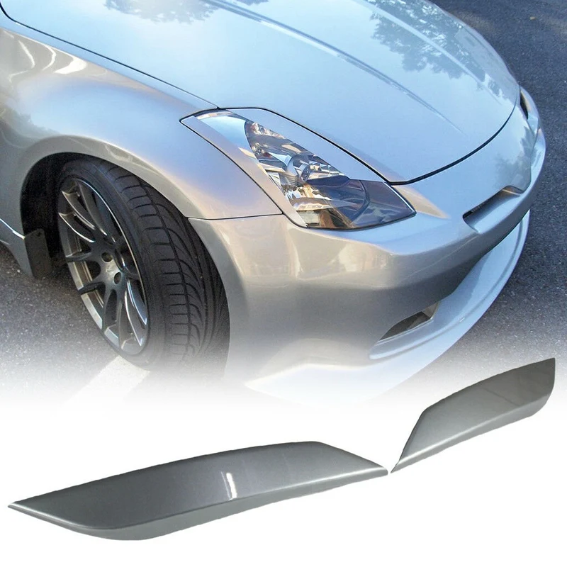 

2 шт., наклейки на переднюю фару для Nissan 350Z, 2 двери 03-08