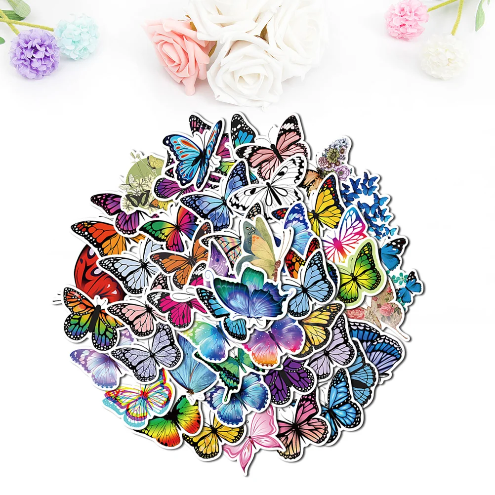

100 Sheets Scrapbooking Stickers Dragonfly Stickers Decorative Stickers for Diary Journal Envelopes Album Notebook