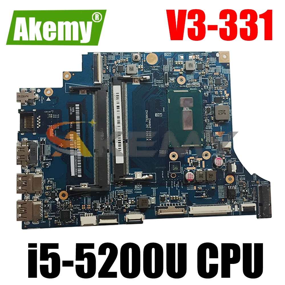 

For ACER Aspire V3-331 i5-5200U Notebook Mainboard 13334-1 SR23Y DDR3 Laptop Motherboard