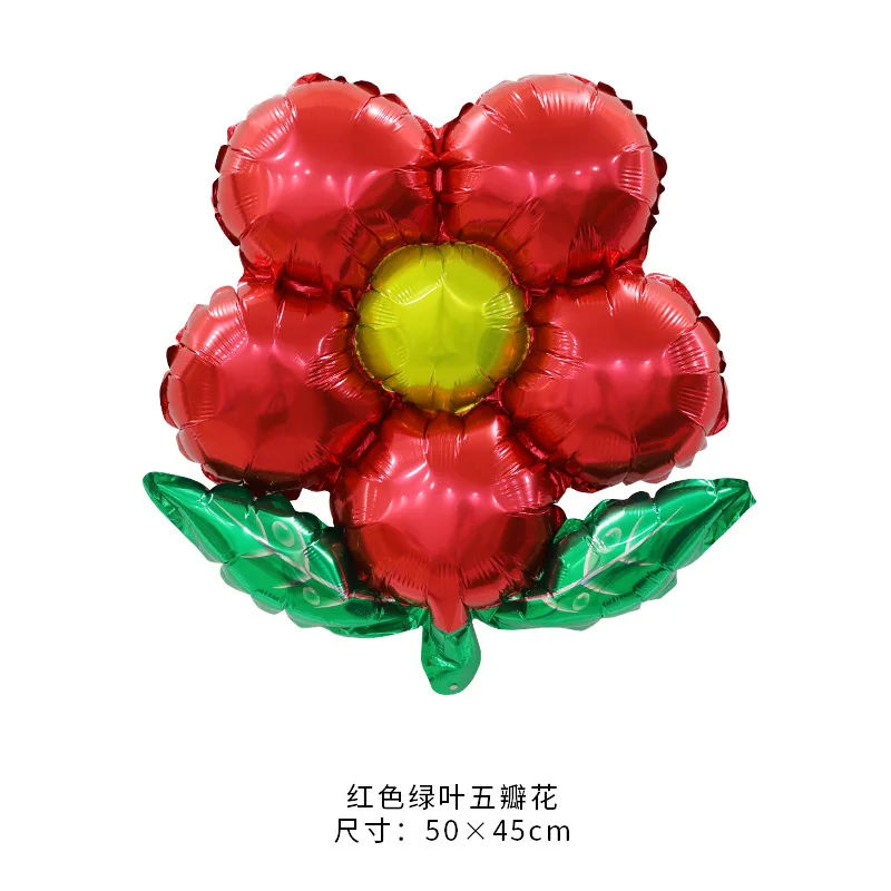 Фольгированный шар MOONBIFFY цветочный