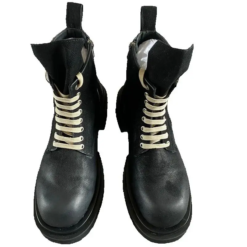 Эксклюзивные повседневные ботинки Bogun Beatle Wax Cowihde на толстой подошве ручной